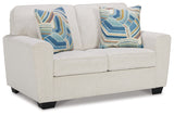 Cashton Sofa and Loveseat in Snow - PKG015049