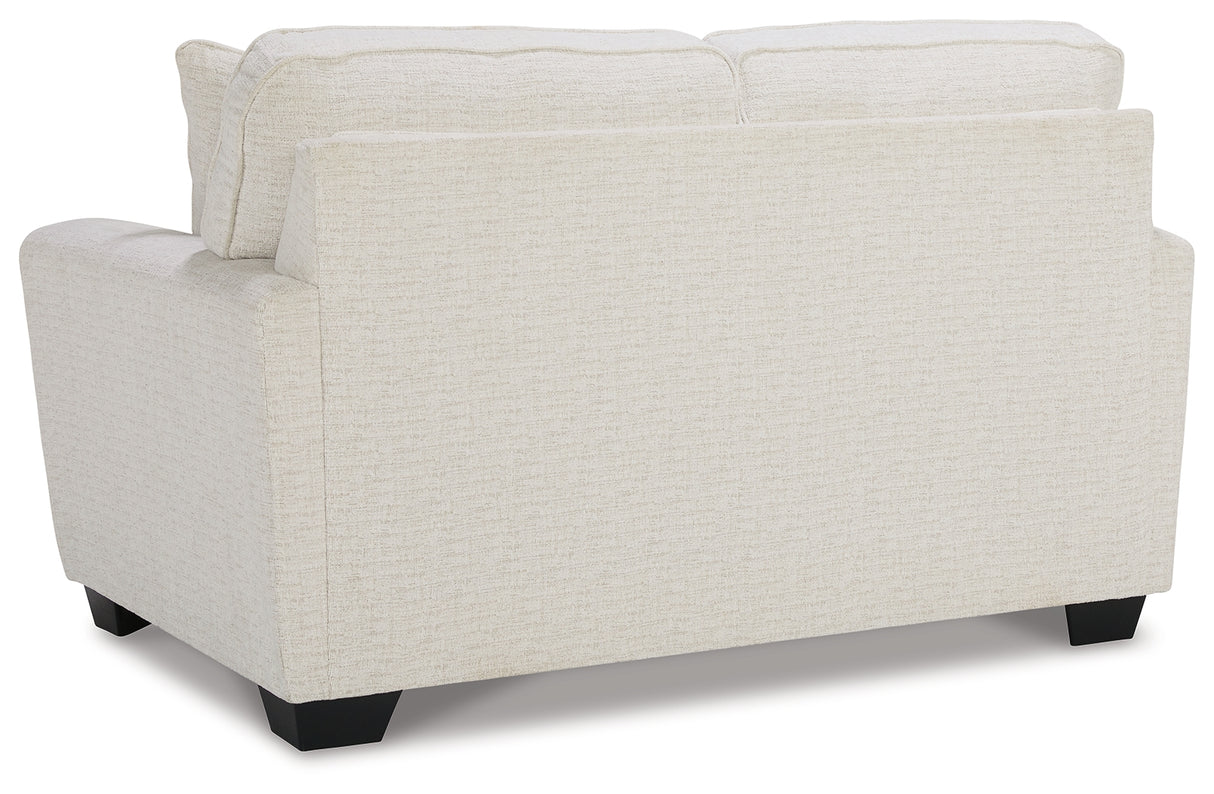 Cashton Sofa and Loveseat in Snow - PKG015049