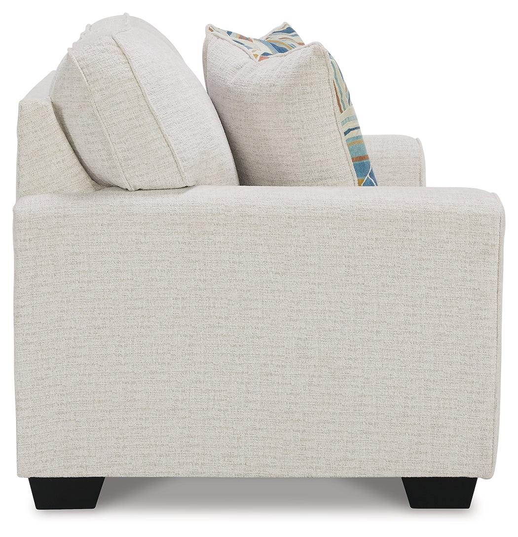 Cashton Sofa and Loveseat in Snow - PKG015049