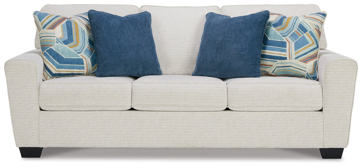 Cashton Sofa and Loveseat in Snow - PKG015049