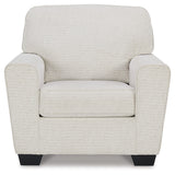 Cashton Sofa, Loveseat, Chair and Ottoman in Snow - PKG015050