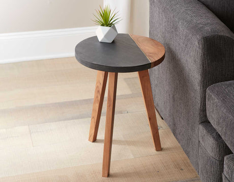 Caspian Round Accent End Table from Steve Silver - Luna Furniture