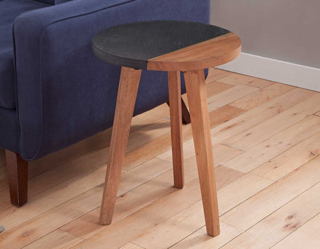 Caspian Round Accent End Table from Steve Silver - Luna Furniture