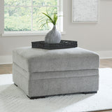 Casselbury 2-Piece Sectional with Ottoman in Cement - PKG015796