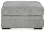 Casselbury 2-Piece Sectional with Ottoman in Cement - PKG015796