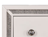 Cassie Illuminating Glam 58″ Dresser, Shimmering Pearl Finish from Steve Silver - Luna Furniture