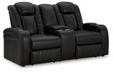 Caveman Den Sofa, Loveseat and Recliner in Midnight - PKG015843