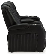 Caveman Den Sofa, Loveseat and Recliner in Midnight - PKG015843