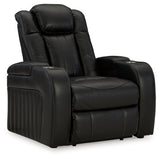 Caveman Den Sofa, Loveseat and Recliner in Midnight - PKG015843