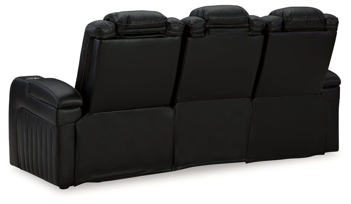 Caveman Den Sofa, Loveseat and Recliner in Midnight - PKG015843