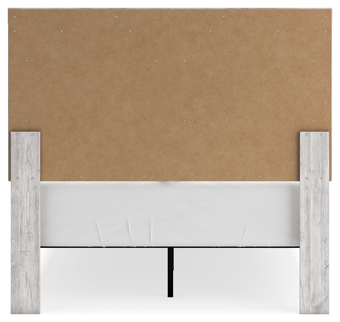 Cayboni Full Panel Bed with Dresser and 2 Nightstands in Whitewash from Ashley - Luna Furniture