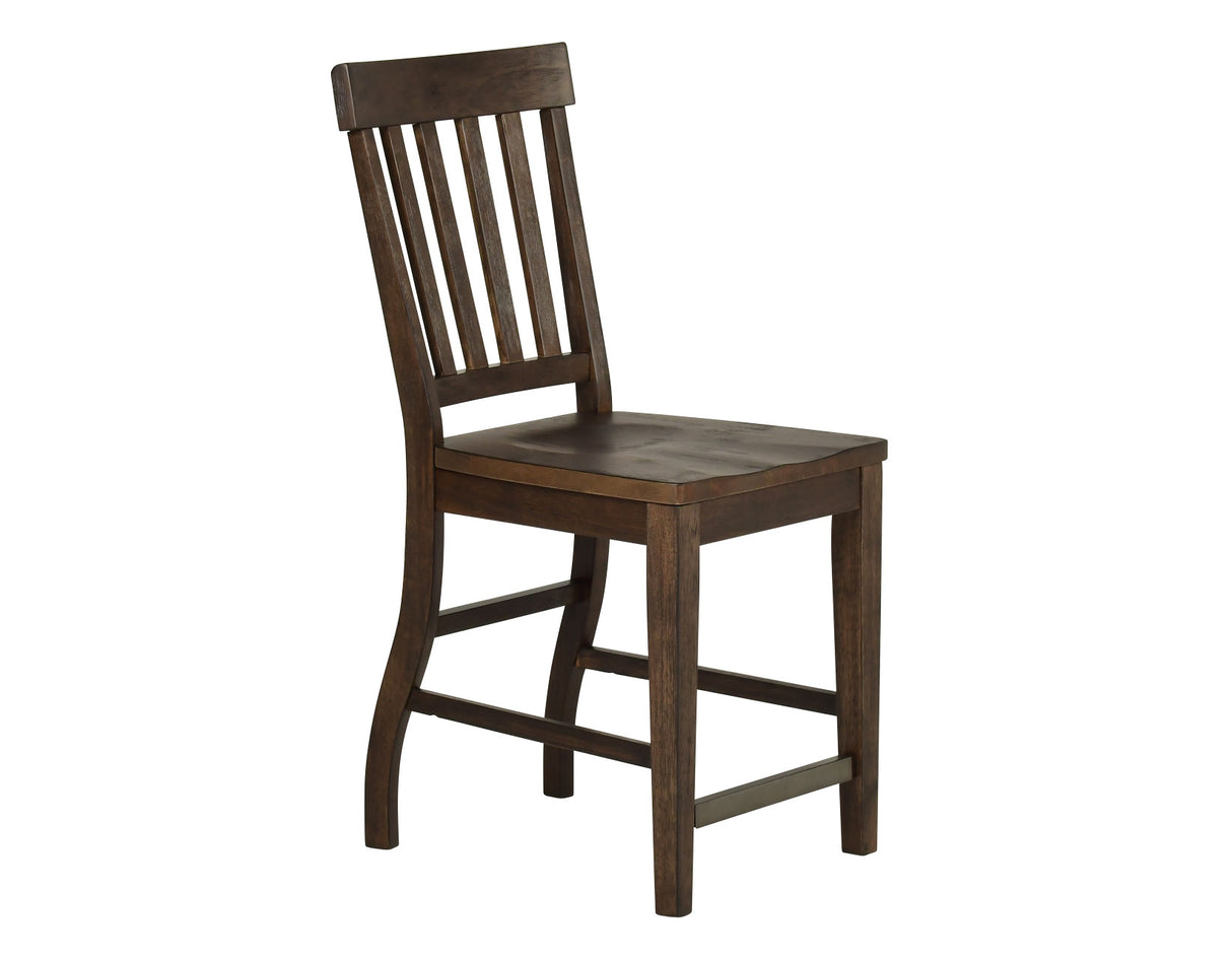 Cayla 24″ Counter Stool, Dark Oak, Set of 2 from Steve Silver - Luna Furniture