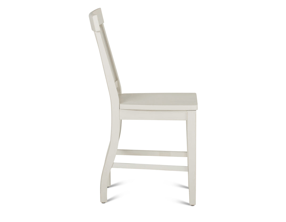 Cayla 24″ Counter Stool, White, Set of 2 from Steve Silver - Luna Furniture