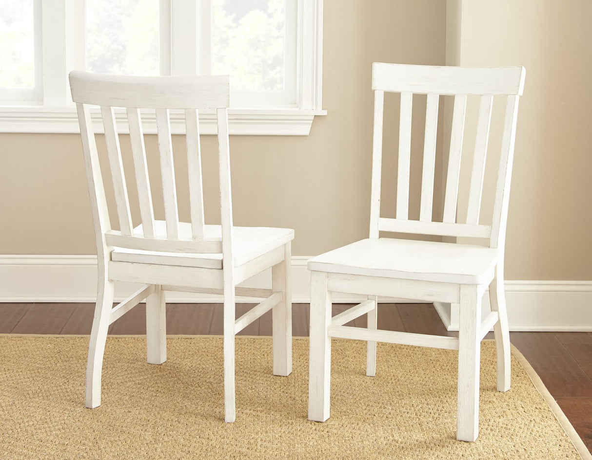 Cayla 5 Piece Two-Tone(Table & 4 Side Chairs) - SET | CY400TKW | CY400SK(4)