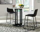 Centiar Counter Height Dining Table and 2 Barstools in Two-tone - PKG008107