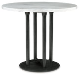 Centiar Counter Height Dining Table and 2 Barstools in Two-tone - PKG008107