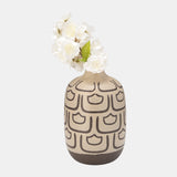 Cer, 10"h Decoractive Vase, Irish Cream from Sagebrook Home - Luna Furniture