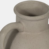 Cer, 10"h Eared Vase, Gray from Sagebrook Home - Luna Furniture