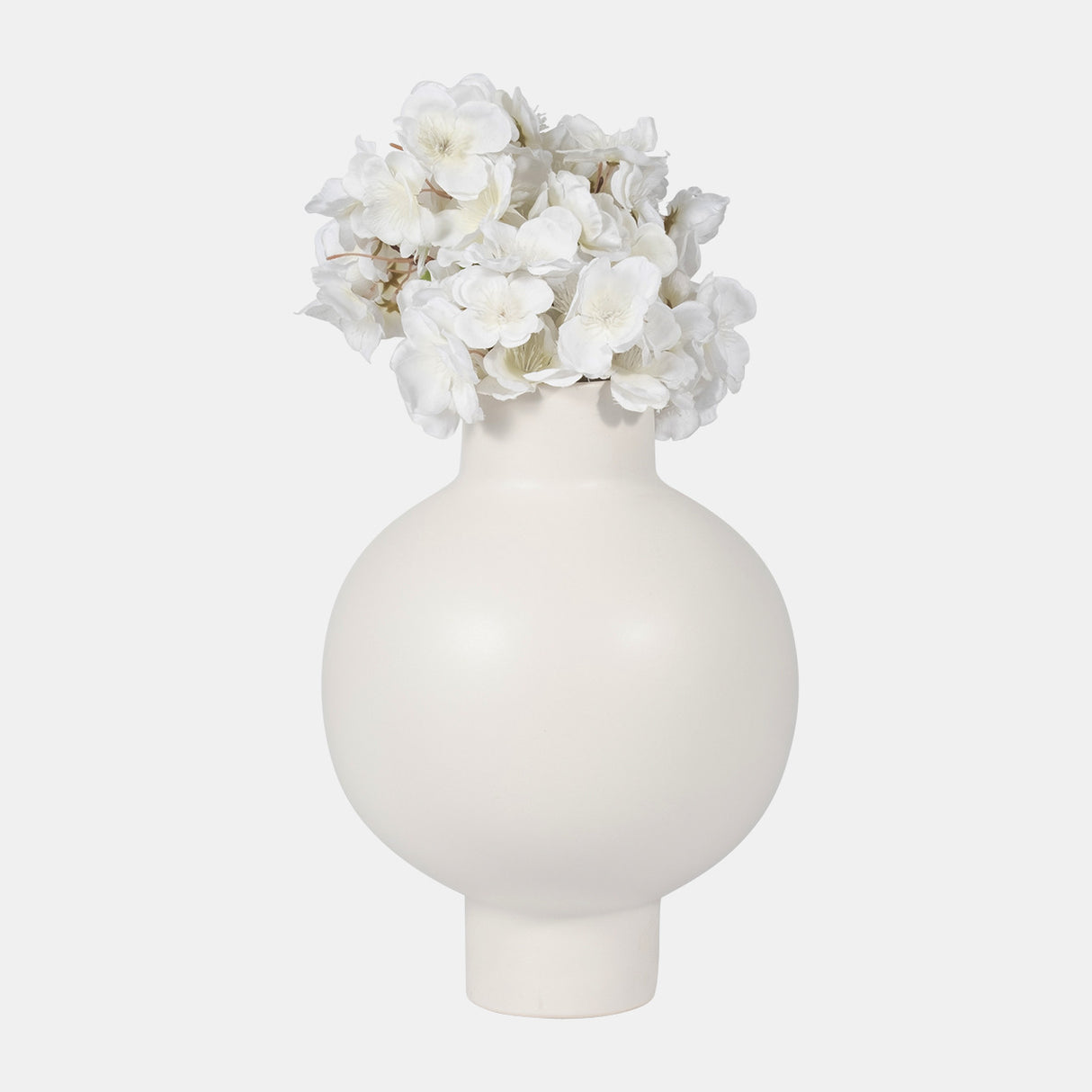 Cer, 11"h Bubble Vase, Creme from Sagebrook Home - Luna Furniture