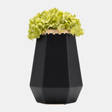 Cer, 11"h Vase W/ Weaving, Black from Sagebrook Home - Luna Furniture