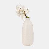 Cer, 12" Circles Vase, Beige from Sagebrook Home - Luna Furniture