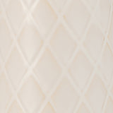 Cer, 12" Plaid Textured Vase, Beige from Sagebrook Home - Luna Furniture