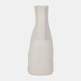 Cer, 12" Rough Triple Handle Vase, Cotton from Sagebrook Home - Luna Furniture