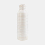 Cer, 17"h Tribal Vase, Ivory from Sagebrook Home - Luna Furniture