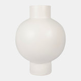 Cer, 18"h Bubble Vase, Creme from Sagebrook Home - Luna Furniture