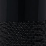 Cer, 18"h Grooved Vase, Black from Sagebrook Home - Luna Furniture