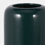 Cer, 18"h Grooved Vase, Forest Green from Sagebrook Home - Luna Furniture