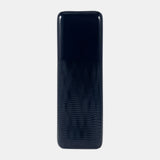 Cer, 18" Squared Grooved Vase, Navy Blue from Sagebrook Home - Luna Furniture