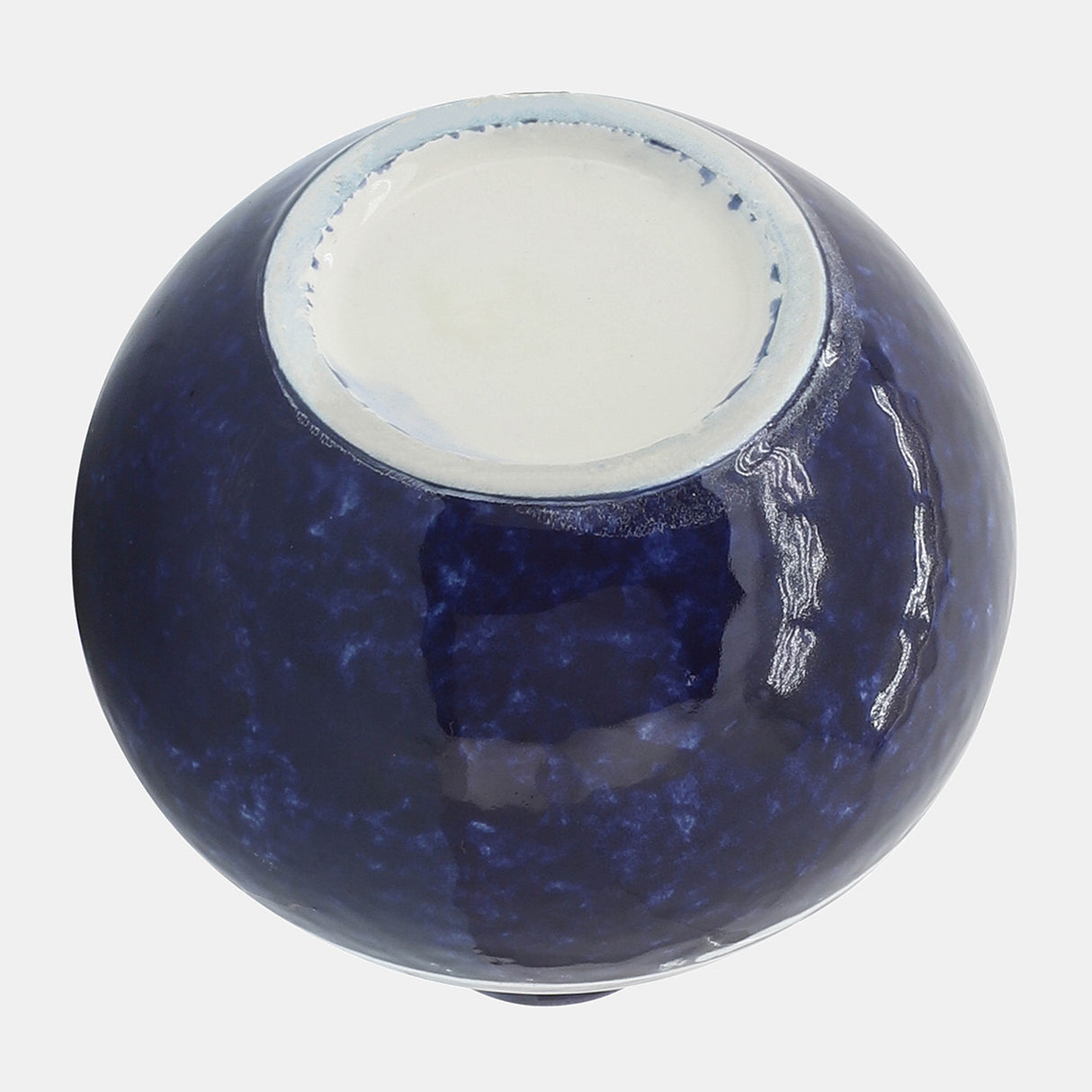 Cer, 5"h Primeval Vase, Blue from Sagebrook Home - Luna Furniture