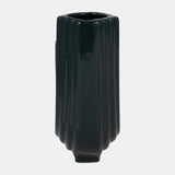 Cer, 6" Loopy Vase, Forest Green from Sagebrook Home - Luna Furniture