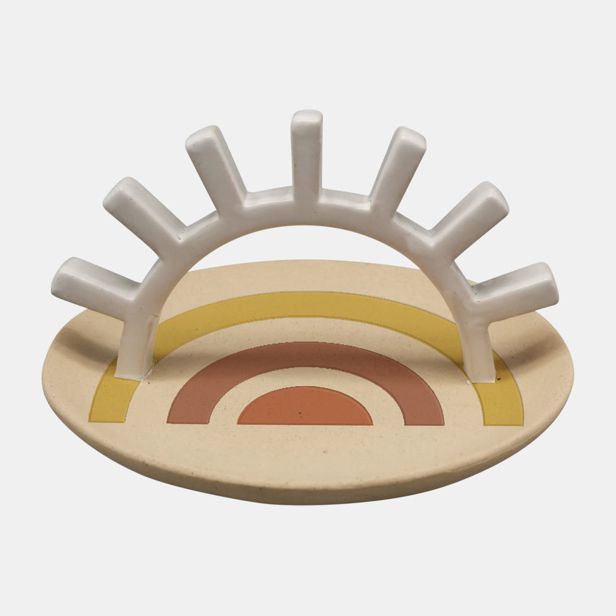 Cer, 6" Sunshine Trinket Tray, Multi from Sagebrook Home - Luna Furniture