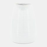 Cer, 8"h Pitcher, White from Sagebrook Home - Luna Furniture