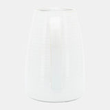 Cer, 8"h Pitcher, White from Sagebrook Home - Luna Furniture