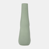 Cer, 9" Open Cut-out Nomad Vase, Dark Sage from Sagebrook Home - Luna Furniture