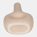 Cer, 9" Open Cut-out Nomad Vase, Ivory from Sagebrook Home - Luna Furniture