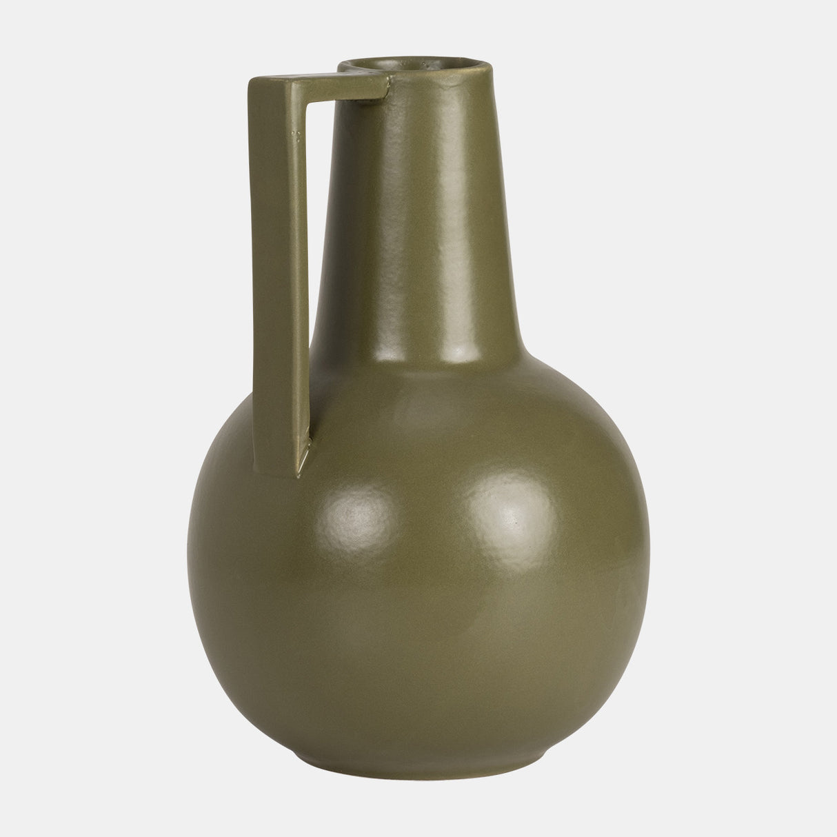 Cer,9",vase,olive from Sagebrook Home - Luna Furniture