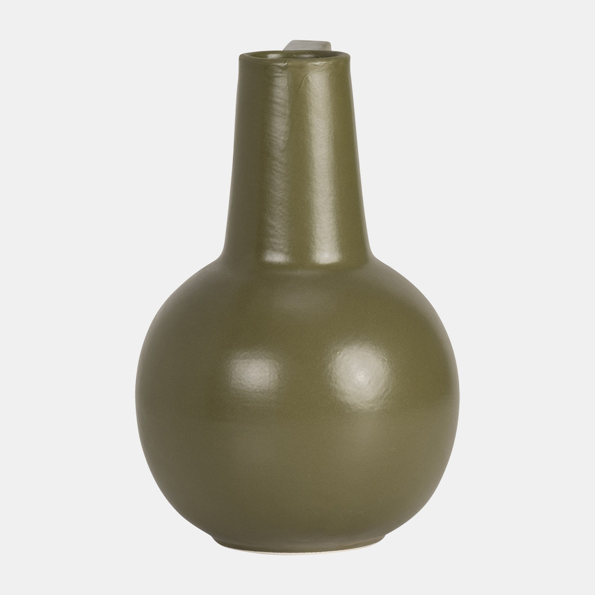 Cer,9",vase,olive from Sagebrook Home - Luna Furniture