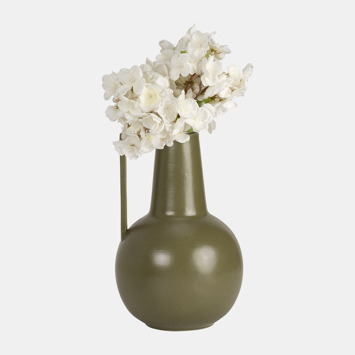 Cer,9",vase,olive from Sagebrook Home - Luna Furniture