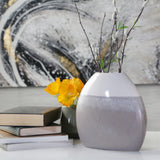 Ceramic 9" Vase, Multi Gray - 13825-01