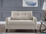 Zigana Cream Chair and a Half from Bellona - Luna Furniture