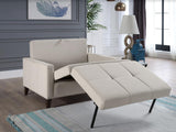 Zigana Cream Chair and a Half from Bellona - Luna Furniture