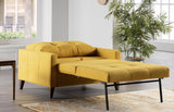 Zigana Yellow Chair and a Half from Bellona - Luna Furniture