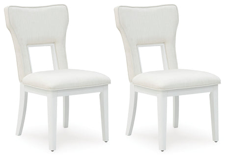 Chalanna White Dining Chair, Set of 2 - D822-01