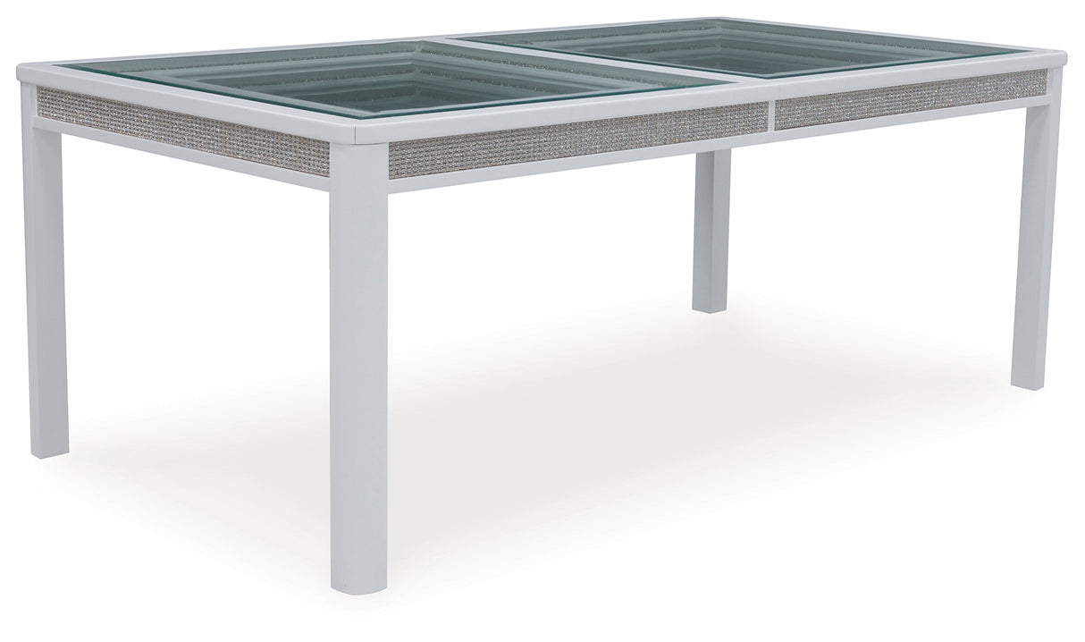 Chalanna White Dining Extension Table - D822-35