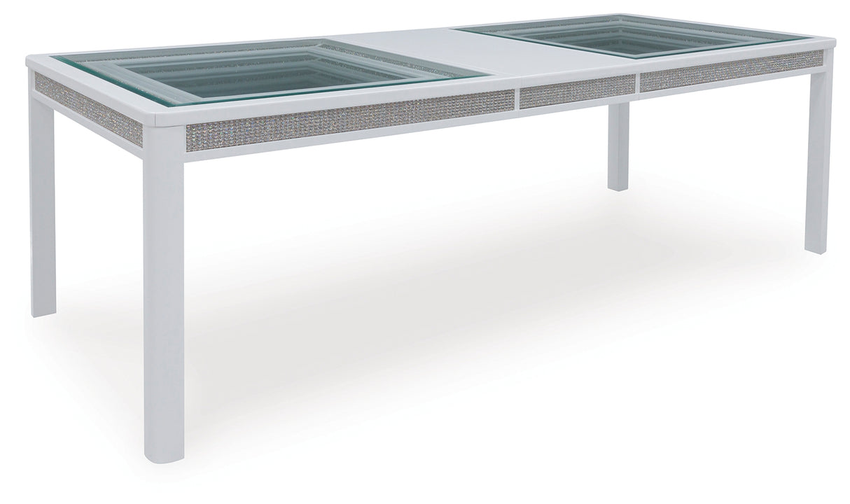 Chalanna White Dining Extension Table - D822-35