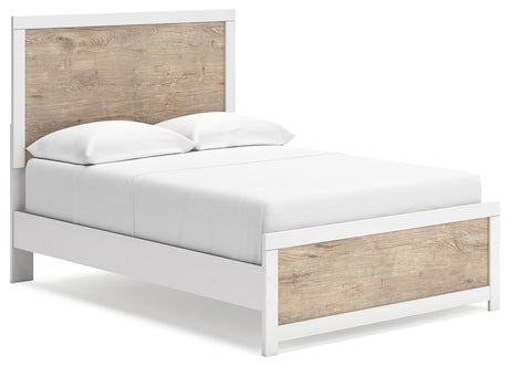 Charbitt Full Panel Bed with Dresser and 2 Nightstands in Two-tone - PKG016552